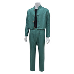 Yu Yu Hakusho Urameshi Yuusuke Cosplay Costume Adult Green Uniform Outfits Halloween Carnival Suit