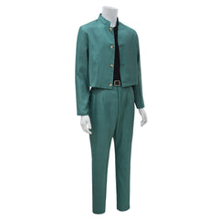 Yu Yu Hakusho Urameshi Yuusuke Cosplay Costume Adult Green Uniform Outfits Halloween Carnival Suit