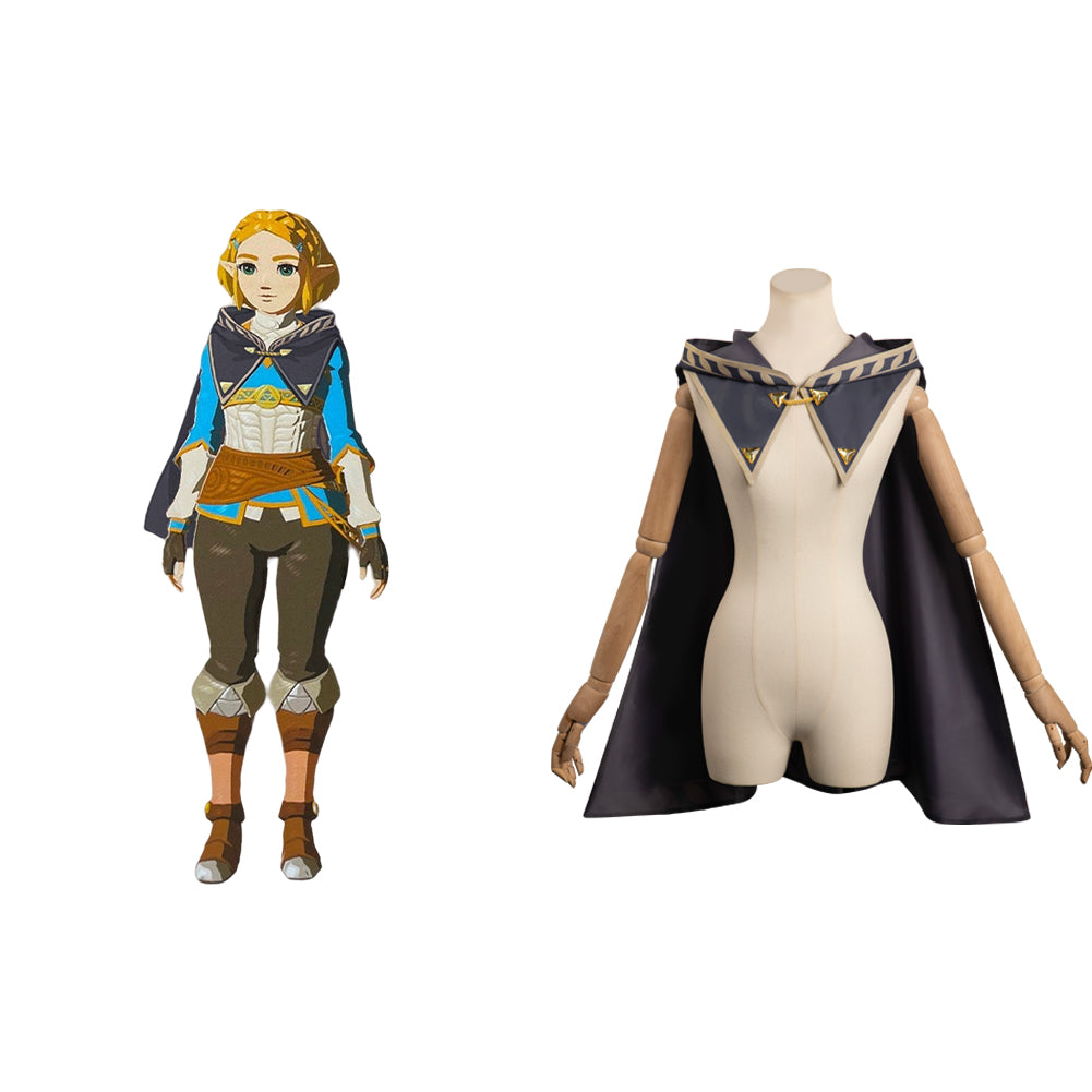 The Legend of Zelda: Tears of the Kingdom Cosplay Costume Cloak Outfits Halloween Carnival Party Disguise Suit