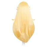 The Super Mario Bros. Movie Princess Peach Cosplay Wig Heat Resistant Synthetic Hair Carnival Halloween Party Props