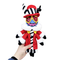 34 CM TV Hazbin Hotel Valentino Plush Cartoon Kids Toys Doll Soft Stuffed Dolls Mascot Birthday Xmas Gift