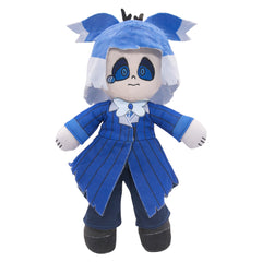 35 CM TV Hazbin Hotel 2p Blue Alastor Plush Cartoon Kids Toys Doll Soft Stuffed Dolls Mascot Birthday Xmas Gift