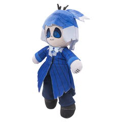 35 CM TV Hazbin Hotel 2p Blue Alastor Plush Cartoon Kids Toys Doll Soft Stuffed Dolls Mascot Birthday Xmas Gift
