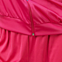 80s Disco Tracksuit for Men Pink Women Retro Hip Hop Sportwear Costume Outfit Set 90s Shell Suit