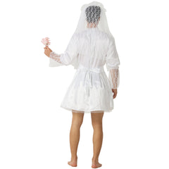 Adult Reverse Female Role Femboy Clothing Wedding Dress Cosplay Costume Outfits Halloween Carnival Suit