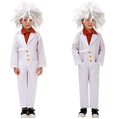 Christmas 2023 Kids Children Physicist Scientist Cosplay Costume Outfits Halloween Carnival Suit