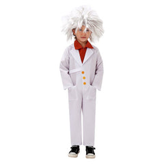 Christmas 2023 Kids Children Physicist Scientist Cosplay Costume Outfits Halloween Carnival Suit