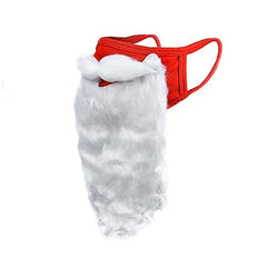 Christmas 2023 Santa Claus Face Mask Holiday Christmas Costume Accessories