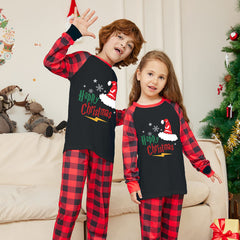 Christmas Red Home Outfits Christmas Carnival Suit for Adults Kids