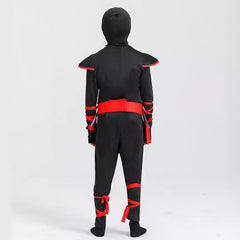 Ninja Samurai Muscle Clothing Kids Children Jumpsuit Cosplay Costume Outfit Halloween Carnival Suit