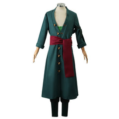 One Piece Roronoa Zoro Kids Boys Outfits Halloween Carnival Suit Cosplay Costume