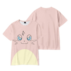 Palworld Cattiva Pink Short-sleeved Adult Cosplay Casual Street T-shirt
