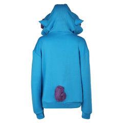 Palworld Depresso Blue Adult Cosplay Printed Hoodie Hooded Sweatshirt Casual Pullover Hoodie
