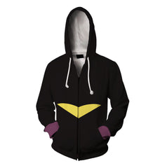 Palworld Leezpunk Anubis Grizzbolt Adult Cosplay Printed Hoodie Hooded Sweatshirt Casual Zip Up Hoodie