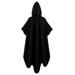 Retro Medieval Knight Mid-Length Hooded Cloak Cape Cosplay Outfits Halloween Party Suit Accessories