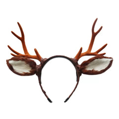 Sweet Tooth Season 2 Gus TV Cosplay Brown Wig Antlers Set Halloween Costume Accessories