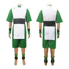 Toph Beifong 2024 TV Adult Men Green Cosplay Costume Fancy Outfit Halloween Carnival Suit