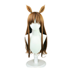 Uma Musume: Pretty Derby Grass Wonder Cosplay Wig Heat Resistant Synthetic Hair Carnival Halloween Party Props Accessories