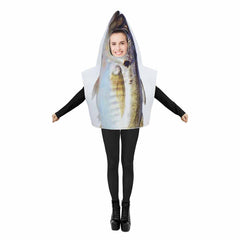 Balang Fish Adult Overalls Cloak Cosplay Costume Outfits Halloween Carnival Suit