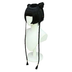 Black Butler Ran mao Cosplay Wig Heat Resistant Synthetic Hair Carnival Halloween Party Props