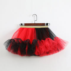 Bride Hairband Magic Stick 3 Piece Kids Girls Red Tutu Skirt Set Cosplay Costume Outfits Halloween Party Carnival Suit