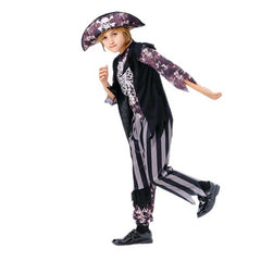 Caribbean Pirates Cosplay Costume For Kids Boys Full Set Outfits Halloween Carnival Suit