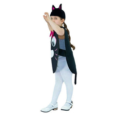 Cute Cat Cosplay Cloak For Little Girls Costume Outfits Halloween Carnival Suit