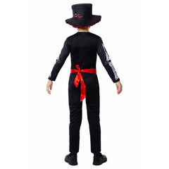 Day of the Dead Kids Boys Uniform Set Cosplay Costume Outfits Halloween Carnival Suit