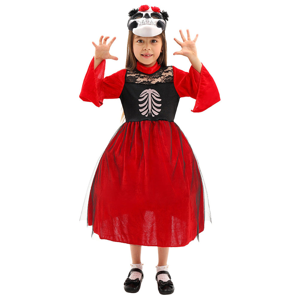 Day of the Dead Girl Childrens Costume