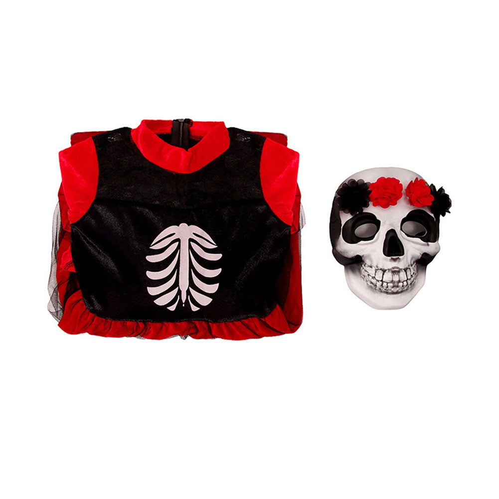 Day of the Dead Girl Childrens Costume main image 1