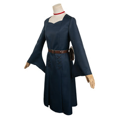 Delicious in Dungeon/Dungeon Meshi Marcille Donato Dark Blue Dress Set Cosplay Costume Outfits Halloween Carnival Suit