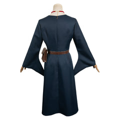 Delicious in Dungeon/Dungeon Meshi Marcille Donato Dark Blue Dress Set Cosplay Costume Outfits Halloween Carnival Suit