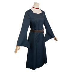 Delicious in Dungeon/Dungeon Meshi Marcille Donato Dark Blue Dress Set Cosplay Costume Outfits Halloween Carnival Suit