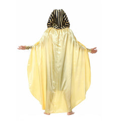 Egyptian King Pharaoh 6 Piece Cloak Pants Set Cosplay Outfits Halloween Party Suit