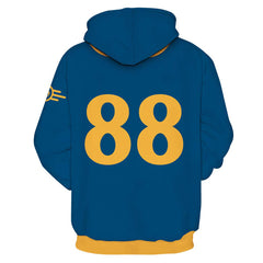 Fallout TV Vault 88 Dweller Adult Cosplay Printed Hoodie Hooded Sweatshirt Men Women Casual Pullover Hoodie