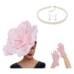 Flower Bride Headband Photography Cosplay Big Flower Hair Hoops Hair Halloween Carnival Party Accessories