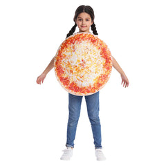 Food Pizza Cloak For Parent-child Cosplay Outfits Halloween Party Suit