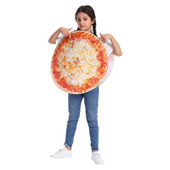 Food Pizza Cloak For Parent-child Cosplay Outfits Halloween Party Suit