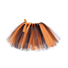 Fox Tutu Dress Cosplay Girls Costume Headwear Sticker Set Outfits Halloween Carnival Suit