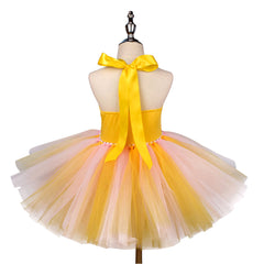  Girl‘s Duck Fluffy Skirt Tutu Dress Cosplay Costume Outfits Halloween Carnival Suit  