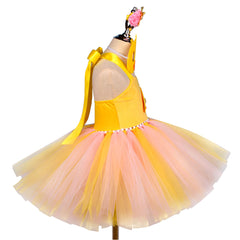  Girl‘s Duck Fluffy Skirt Tutu Dress Cosplay Costume Outfits Halloween Carnival Suit  