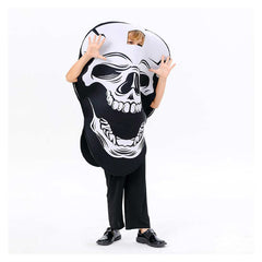 Halloween Carnival Skull Cosplay Costume For Kids Children Outfits