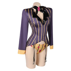 Hazbin Hotel Sir Pentious Purple Sexy Lingerie for Women Cosplay Costume Outfits Halloween Carnival Suit