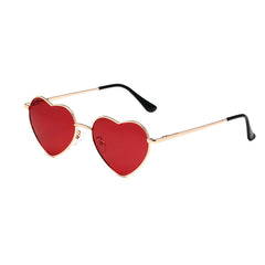 Hazbin Hotel Valentino Cosplay Vintage Heart Shaped Sunglasses Halloween Carnival Costume Accessories