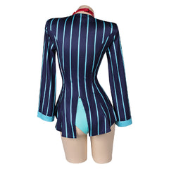 Hazbin Hotel Vox Blue Sexy Lingerie for Women Cosplay Costume Outfits Halloween Carnival Suit