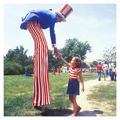 Independence Day Stilt Pants Cosplay Outfits Patriotic Festival Halloween Party Suit