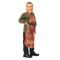 Kids Boys Butcher Cosplay Costume Outfits Halloween Carnival Suit