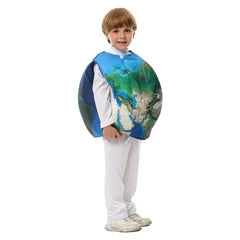 Kids Children Globe Overalls With Aircraft Gloves Set Cosplay Outfits Halloween Party Suit