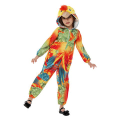 Kids Children Parrot Cosplay Sleepwear Outfits Halloween Carnival Suit