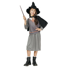 Kids Girls Academy Style Witches Clothes Stage Performance Cosplay Costume Outfits Halloween Carnival Suit